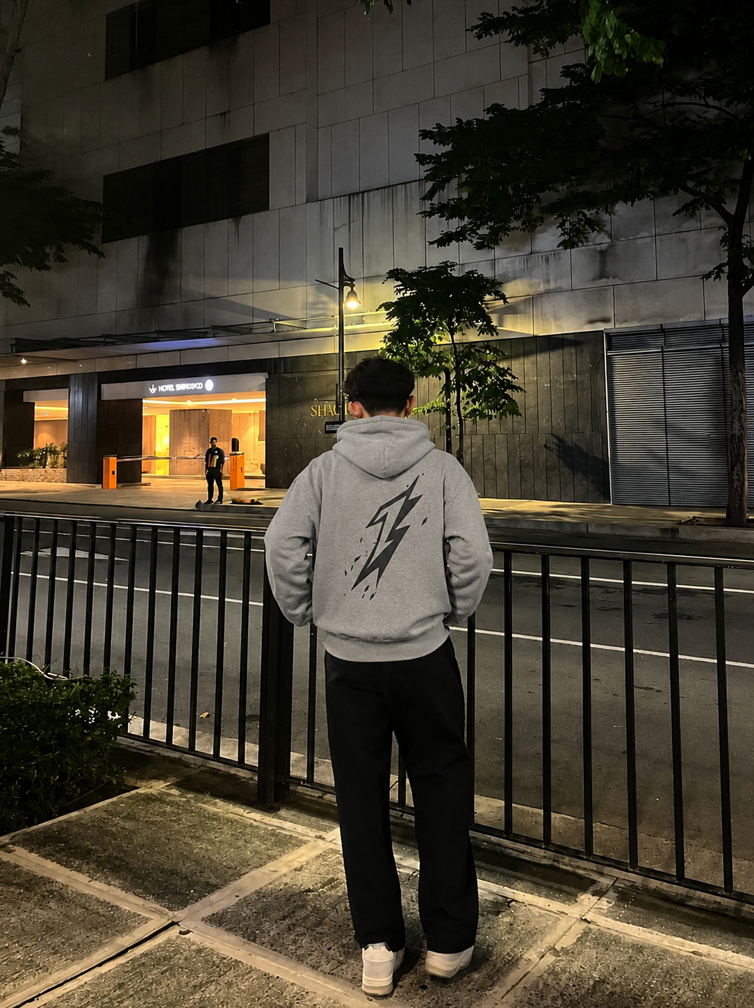 (Gray) Lighting Hoodie