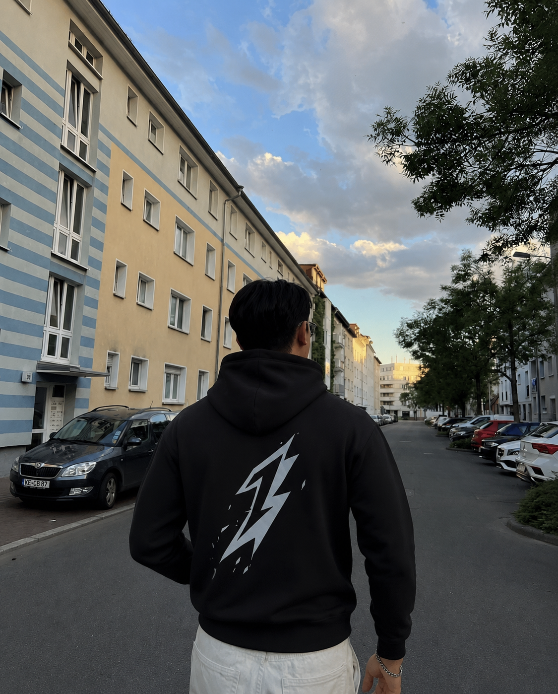 (Black) Lighting Hoodie