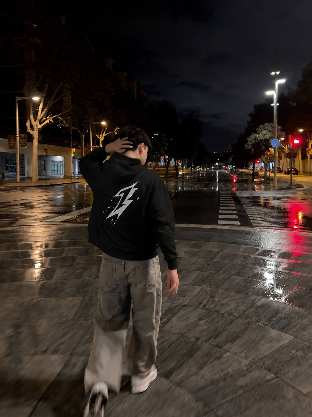 (Black) Lighting Hoodie